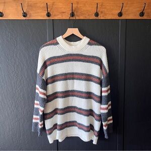 American Eagle Striped Oversized Sweater